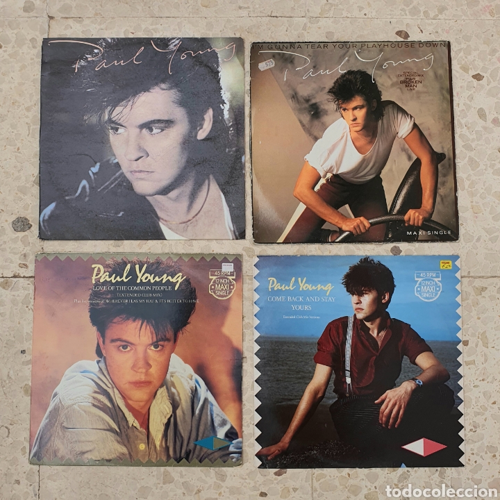 Discos de vinilo: PAUL YOUNG - DISCOS DE VINILO- LOTE DE 4 - Foto 1