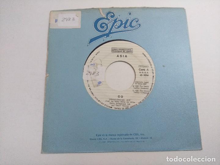 Discos de vinilo: ASIA/GO/SINGLE PROMOCIONAL. - Foto 1