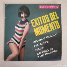 Discos de vinilo: EXITOS DEL MOMENTO - THE RAVERS / THE TOWN SPARROWS / TONY STEVEN - WOOLY BULLY +3 - RARO EP 1965 EX