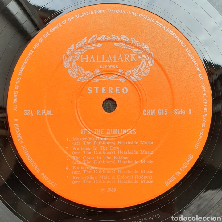Discos de vinilo: LP THE DUBLINERS - ENGLAND - 1966 - Foto 3