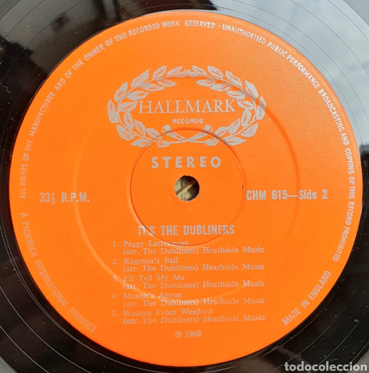 Discos de vinilo: LP THE DUBLINERS - ENGLAND - 1966 - Foto 4