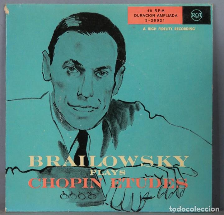 Discos de vinilo: SINGLE. BRAILOWSKYM PLAYS CHOPIN ETUDES - Foto 1