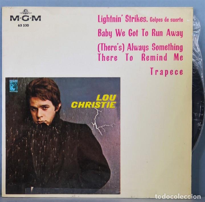 Discos de vinilo: EP. LOU CHRISTIE. LIGHTIN STRIKES - Foto 1