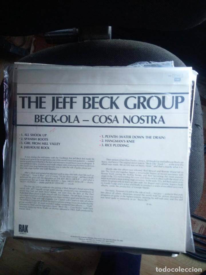Discos de vinilo: JEFF BECK GROUP - BECK-OLA 1986 LP - Foto 2