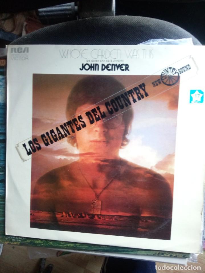 Discos de vinilo: JOHN DENVER - WHOSE GARDEN WAS THIS 1975 LP - Foto 1