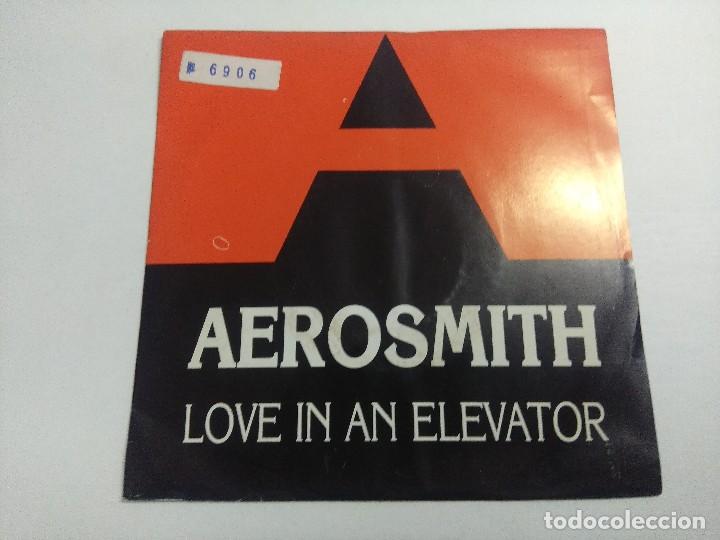 Discos de vinilo: AEROSMITH/LOVE IN AN ELEVATOR/SINGLE PROMOCIONAL. - Foto 1