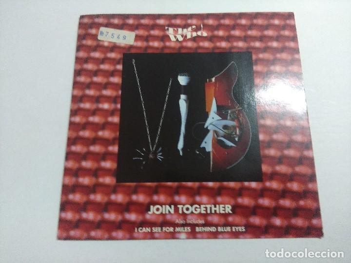 Discos de vinilo: THE WHO/JOIN TOGETHER/SINGLE. - Foto 1