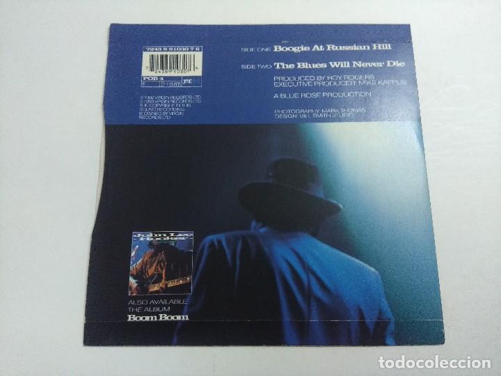 Discos de vinilo: JOHN LEE HOOKER/BOOGIE AT RUSSIAN HILL/SINGLE. - Foto 3