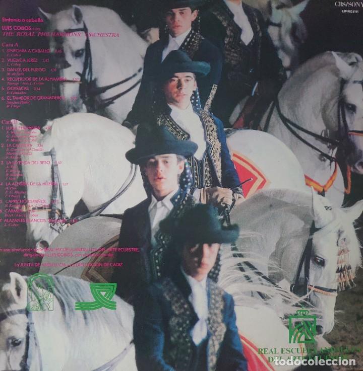 Discos de vinilo: Luis Cobos Lp portada doble editado en España por el sello CBS año 1991 Como bailan los caballos And - Foto 2 - 266247888