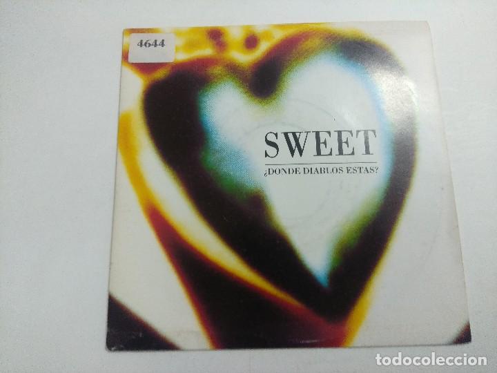 Discos de vinilo: SWEET/DONDE DIABLOS ESTAS/SINGLE. - Foto 1