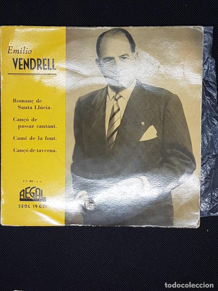 Discos de vinilo: 2 singles Emili Vendrell - Foto 2