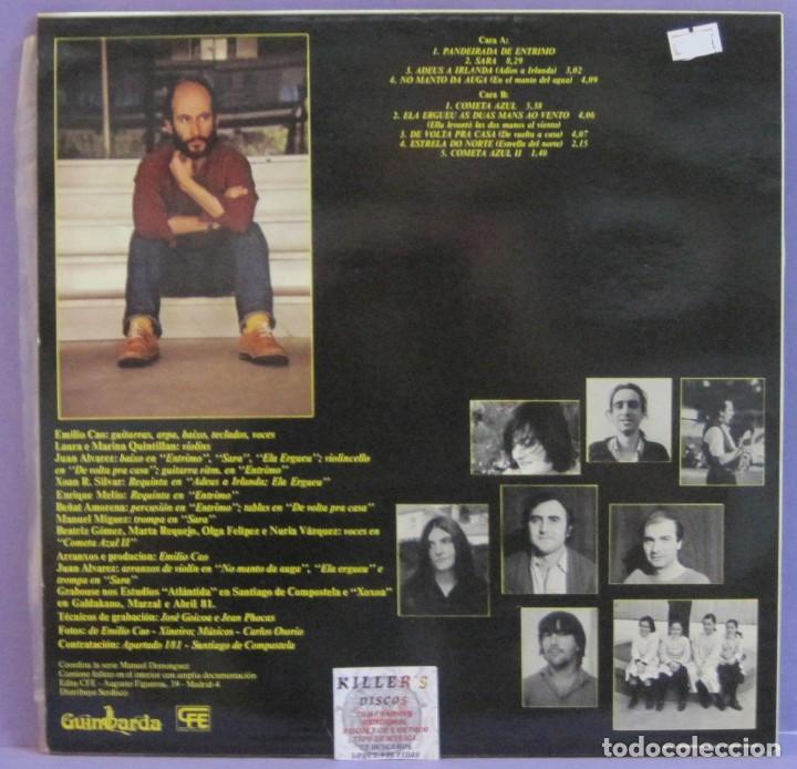 Discos de vinilo: Emilio Cao - No Manto Da Auga - LP - Foto 2