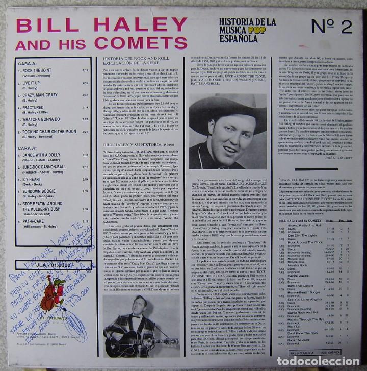 Discos de vinilo: BILL HALEY AND HIS COMETS.ROCK THE JOINT...COMO NUEVO - Foto 2