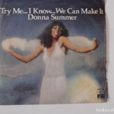 Discos de vinilo: DONNA SUMMER - TRY... I KNOW... WE CAN MAKE IT / WASTED