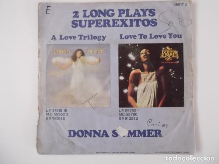 Discos de vinilo: DONNA SUMMER - TRY... I KNOW... WE CAN MAKE IT / WASTED - Foto 2