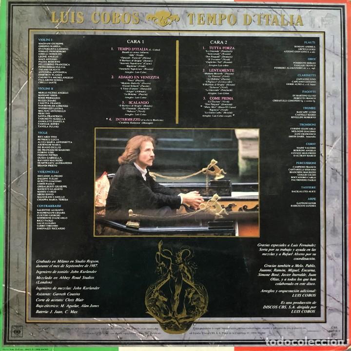 Discos de vinilo: Luis Cobos - Tempo DItalia - Foto 2