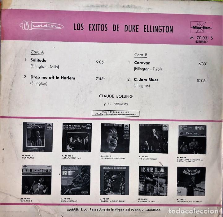 Discos de vinilo: Claude Bolling Y Su Orquesta - Los Exitos De Duke Ellington - Foto 2