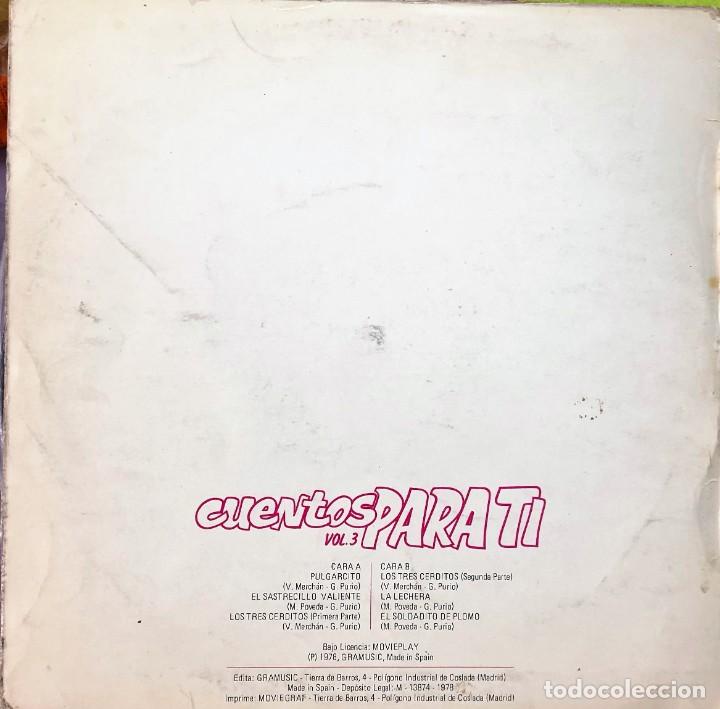 Discos de vinilo: Various - Cuentos Para Ti (Vol. 3) LP - Foto 2