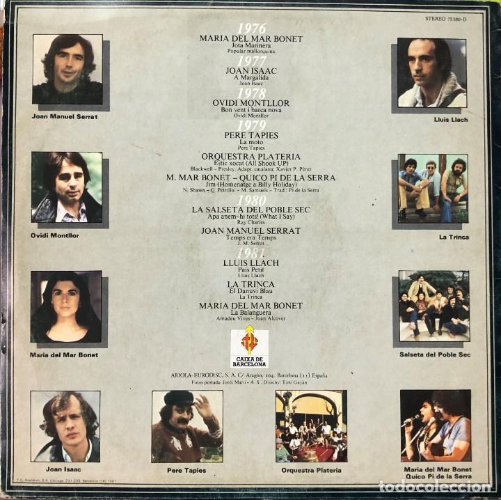Discos de vinilo: Various - Temps I Can&ccedil;ons 1976-1981 - Foto 2