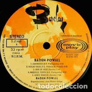 Discos de vinilo: Baden Powell &lrm;&ndash; Baden Powell - Foto 4