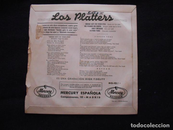 Discos de vinilo: EP LOS PLATTERS // HUMO EN TUS HOJOS + 3 - Foto 2