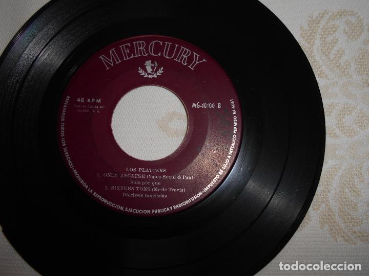 Discos de vinilo: EP LOS PLATTERS // HUMO EN TUS HOJOS + 3 - Foto 6