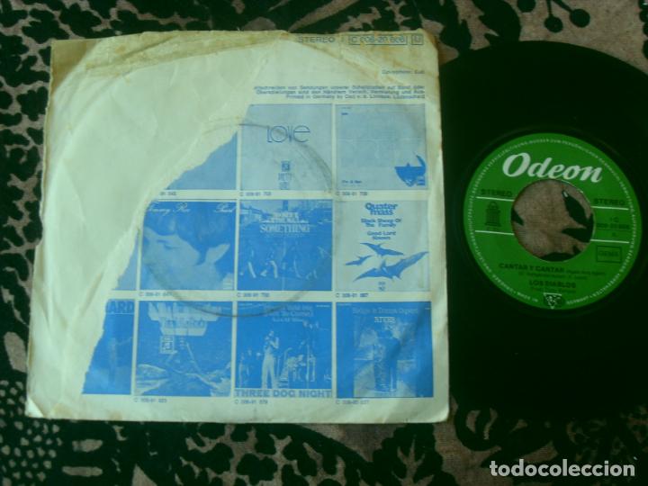 Discos de vinilo: LOS DIABLOS SINGLE CANTAR Y CANTAR. MADE IN GERMANY - Foto 2