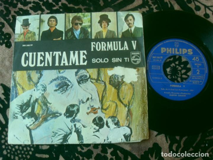 Discos de vinilo: FORMULA V SINGLE CUENTAME MADE IN SPAIN - Foto 1