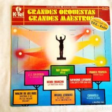 Discos de vinilo: GRANDES ORQUESTAS GRANDES MAESTROS - K-TEL - VERSIONES ORIGINALES - LP - EMBALAJE GRATUITO EN CAJA