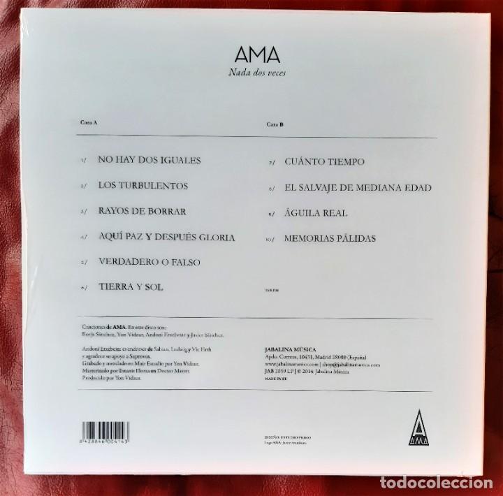 Discos de vinilo: AMA - NADA DOS VECES LP - Foto 2