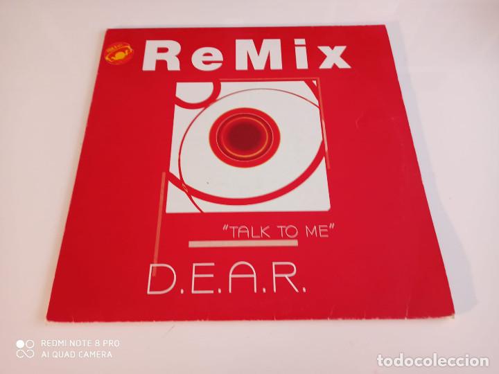 Discos de vinilo: D.E.A.R. - Talk To Me (Remix) (12&rdquo;) - Foto 1