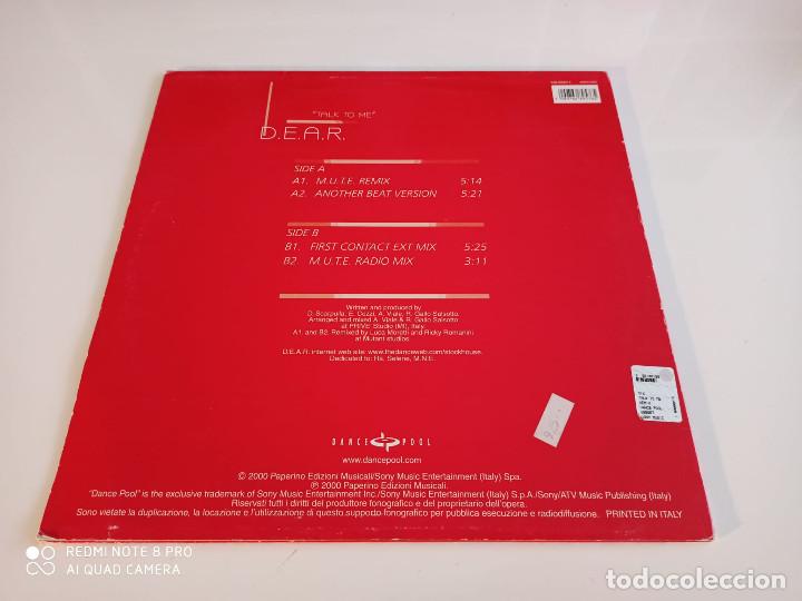 Discos de vinilo: D.E.A.R. - Talk To Me (Remix) (12&rdquo;) - Foto 2