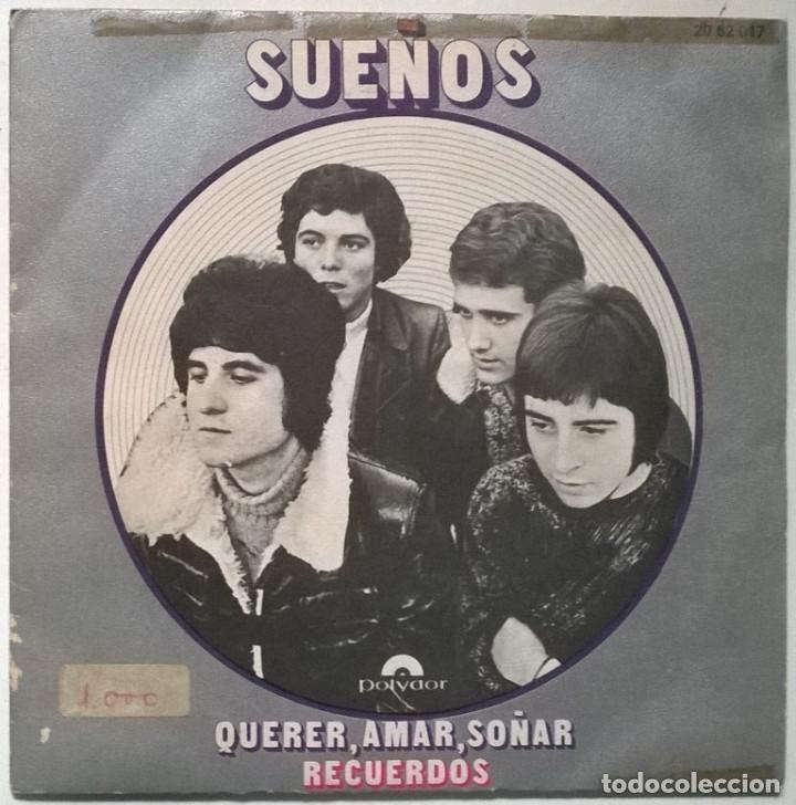 Discos de vinilo: Sue&ntilde;os. Querer, amar, so&ntilde;ar/ Recuerdos. Polydor, Spain 1970 single - Foto 1