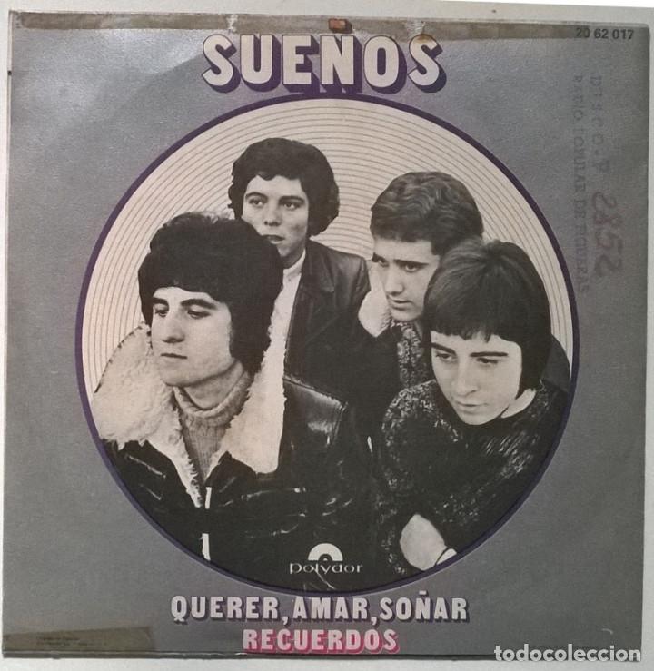 Discos de vinilo: Sue&ntilde;os. Querer, amar, so&ntilde;ar/ Recuerdos. Polydor, Spain 1970 single - Foto 2
