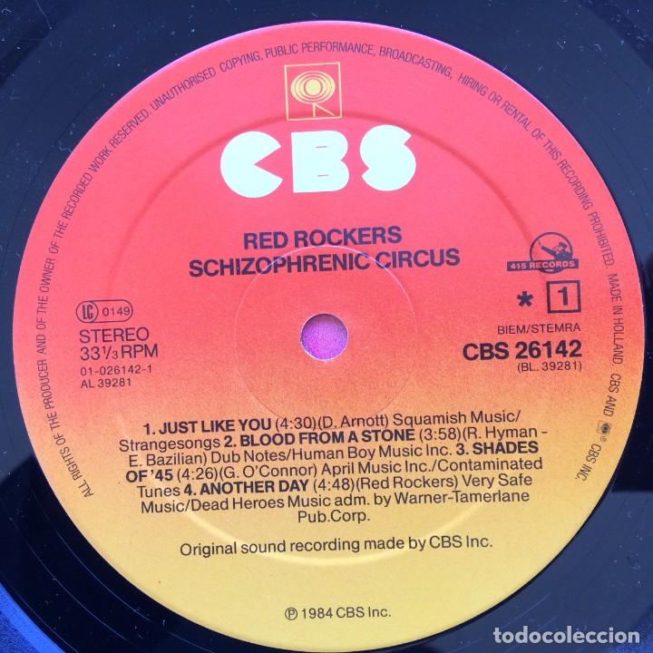 Discos de vinilo: Red Rockers &lrm;&ndash; Schizophrenic Circus Holanda,1984 CBS - Foto 4