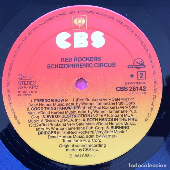 Discos de vinilo: Red Rockers &lrm;&ndash; Schizophrenic Circus Holanda,1984 CBS - Foto 5