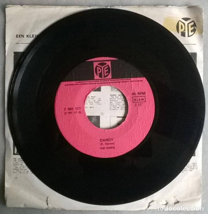 Discos de vinilo: Kinks. Dandy/ Party line. PYE, Holland 1966 single - Foto 3