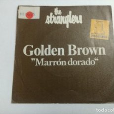 Discos de vinil: THE STRANGLERS/GOLDEN BROWN/SINGLE.. Lote 266478528