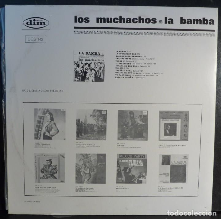 Discos de vinilo: LOS MUCHACHOS // LA BAMBA // 1968 //(VG VG). LP - Foto 2