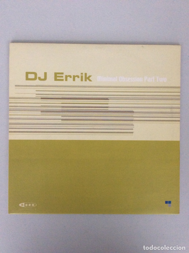 Discos de vinilo: DJ Errik. Minimal obsession part two. Electropolis - Foto 1