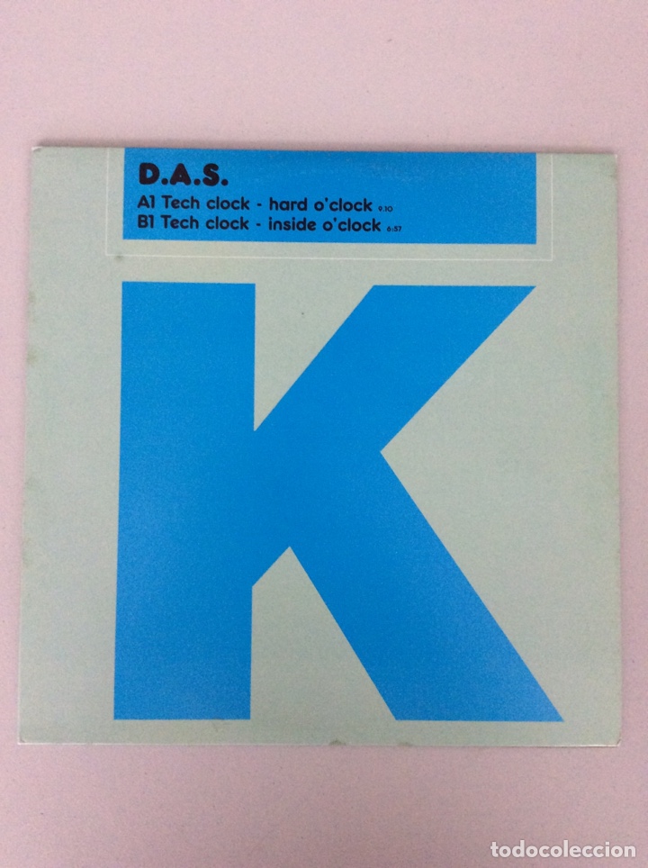 Discos de vinilo: D.A.S. A1 Tech clock. Hard o&rsquo;clock . B1 Tech clock. Inside o&rsquo;clock. K - Foto 1