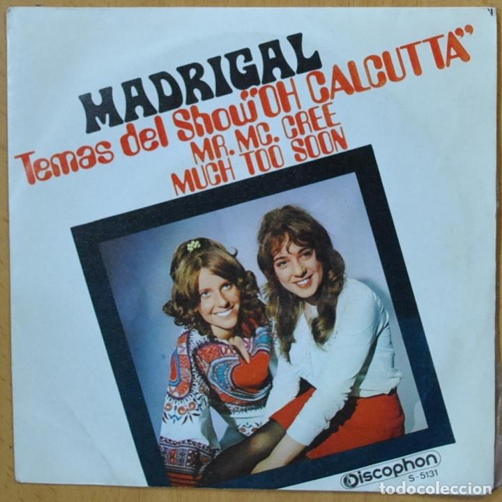 Discos de vinilo: MADRIGAL - MR. MC. CREE - SINGLE - Foto 1
