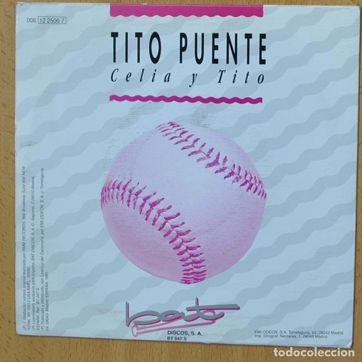 Discos de vinilo: TITO PUENTE - CELIA Y TITO - SINGLE - Foto 2