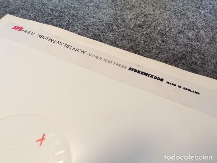 Discos de vinilo: SFB ft R.E.M. &lrm;&ndash; Abusing My Religion (SFBREMIX006, 12&rdquo;, Single Sided, Test Pressing, white label) - Foto 2