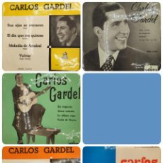 Discos de vinilo: VINILOS DE 7 PULGADAS DE CARLOS GARDEL - ODEON Y RCA VICTOR.. Lote 266530758