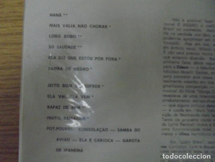 Discos de vinilo: WILSON SIMONAL. A NOVA DIMENSAO DO SAMBA. LP VINILO. ODEON 1964. - Foto 6
