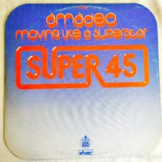 Discos de vinilo: AMADEO: MOVING LIKE A SUPERSTAR - MAXI SINGLE - EMBALAJE GRATUITO EN CAJA DE CARTÓN ESPECIAL LPS