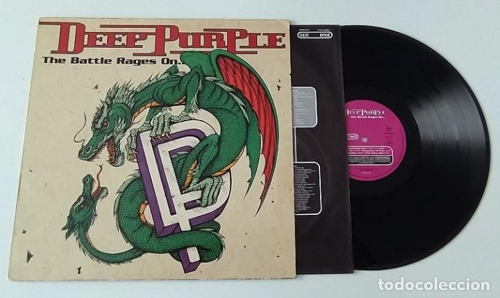 Discos de vinilo: LP DEEP PURPLE - THE BATTLE RAGES ON... - Foto 3