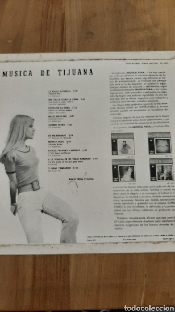 Discos de vinilo: 1967 M&Uacute;SICA DE TIJUANA LP - Foto 2