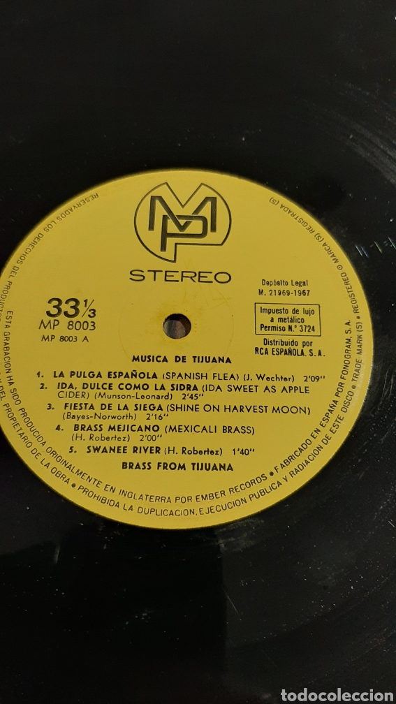 Discos de vinilo: 1967 M&Uacute;SICA DE TIJUANA LP - Foto 4